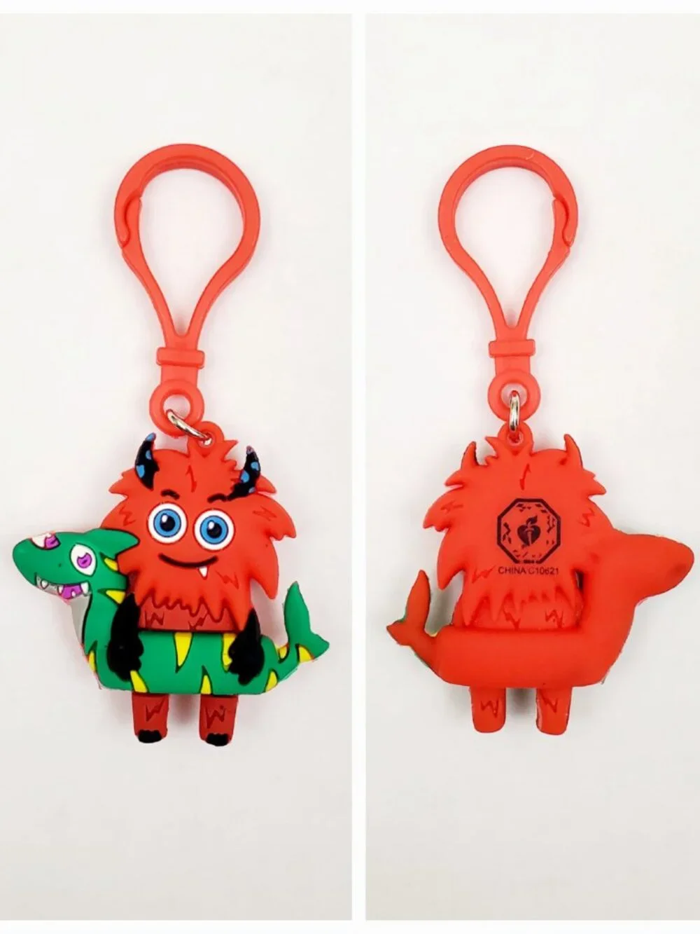 AMERICAN HEART ASSOCIATION Kids Heart Challenge Monsters & Robot Dog Keychains
